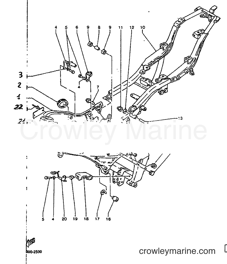 Yamaha Motors TZR125 (4DL1) [999] - FRAME