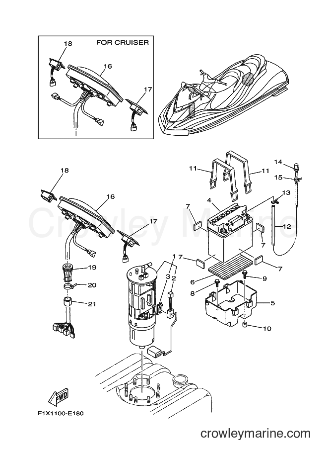 Yamaha Motors FX1100A-E (F1X1) [020] - ELECTRICAL 3