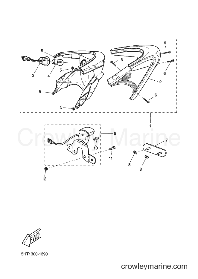 2002 Scooter XQ125 - XQ125 (5HT4) [030] - TAILLIGHT
