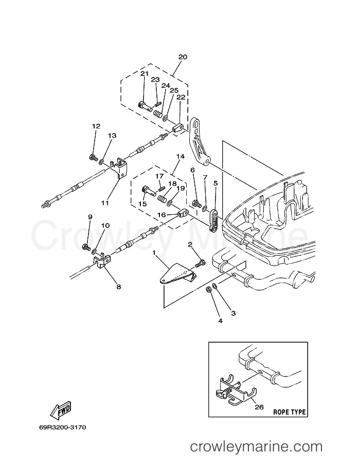 Yamaha Motors 30HMHS (69S7) [020] - CONTROL 2