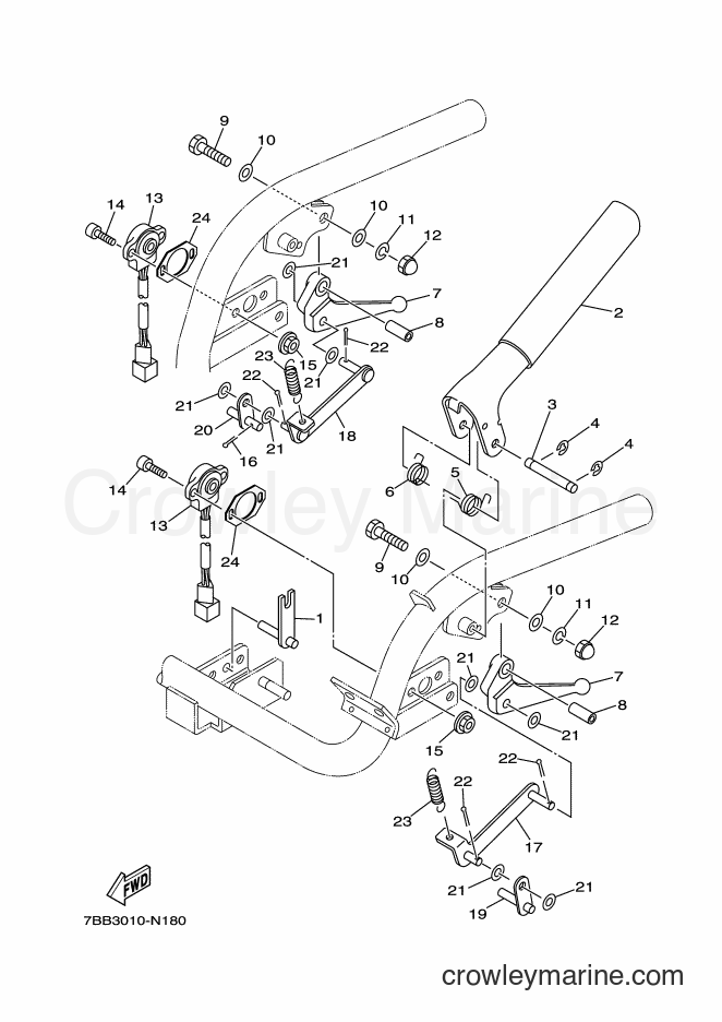 2017 Snowblower YS1390A - YS1390A (7BB3) [010] - CLUTCH LEVER