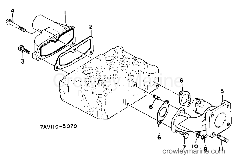 Yamaha Motors EDL5500DVES - MANIFOLD