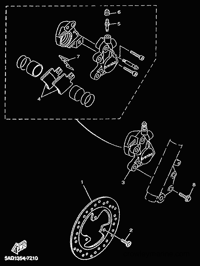 Yamaha Motors YN50 (5BV7) [010] - FRONT BRAKE