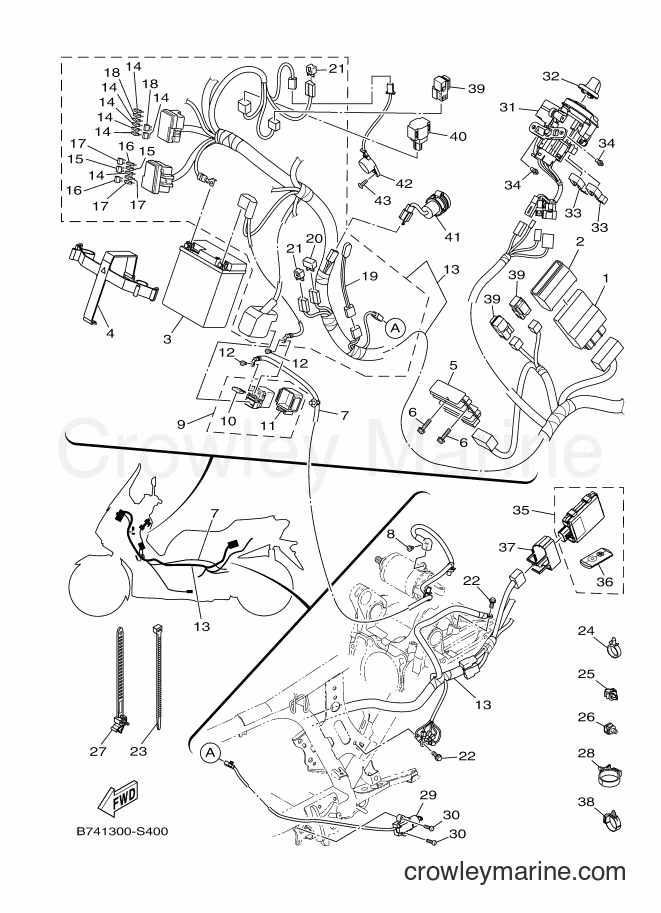 Yamaha Motors CZD300-A (B741) [050] - ELECTRICAL 1