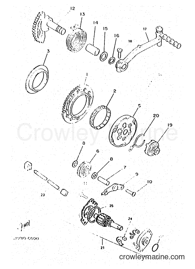 Yamaha Motors YM50 (4SY1) [010] - STARTER