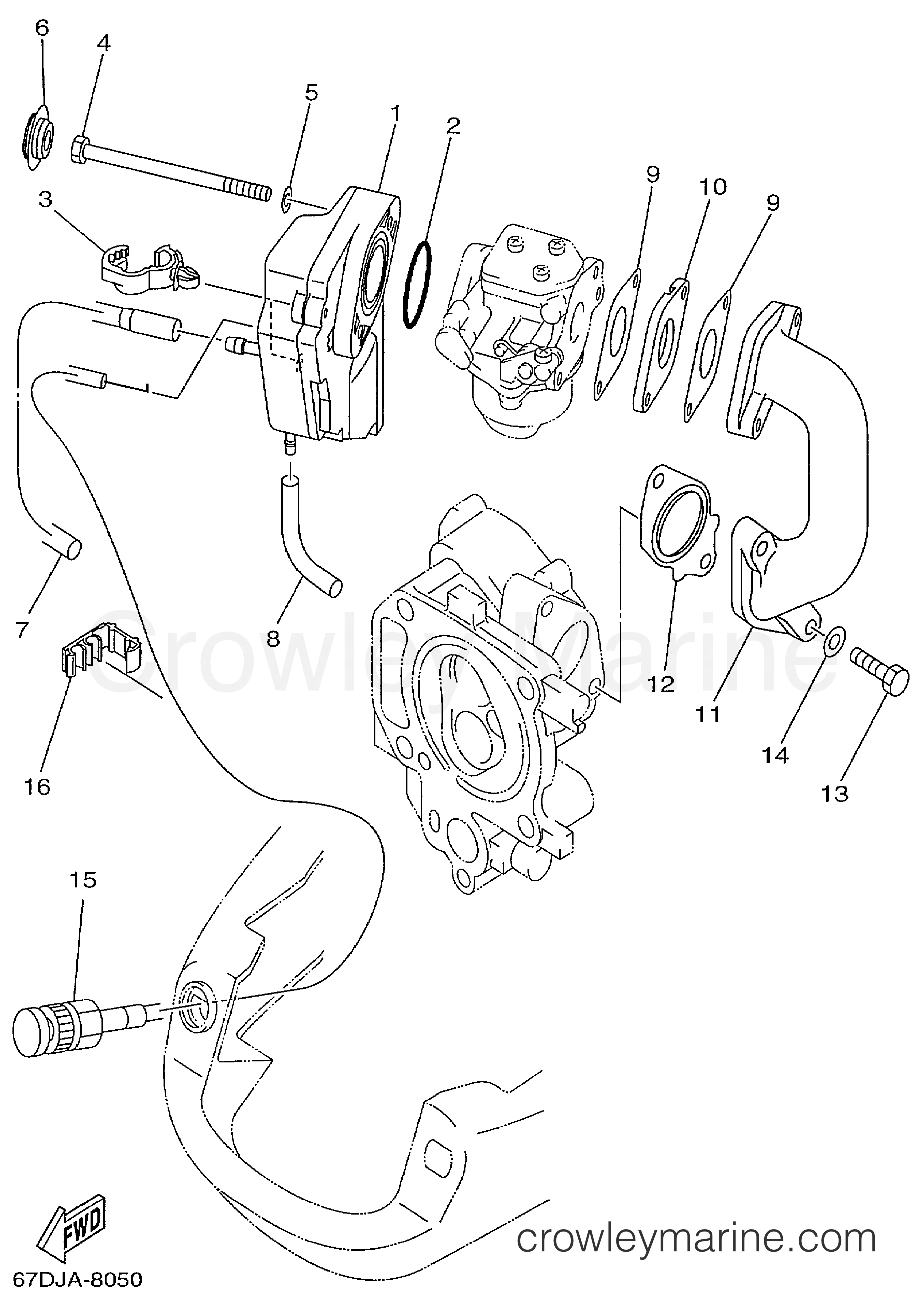 Yamaha Motors F4MSHX - INTAKE
