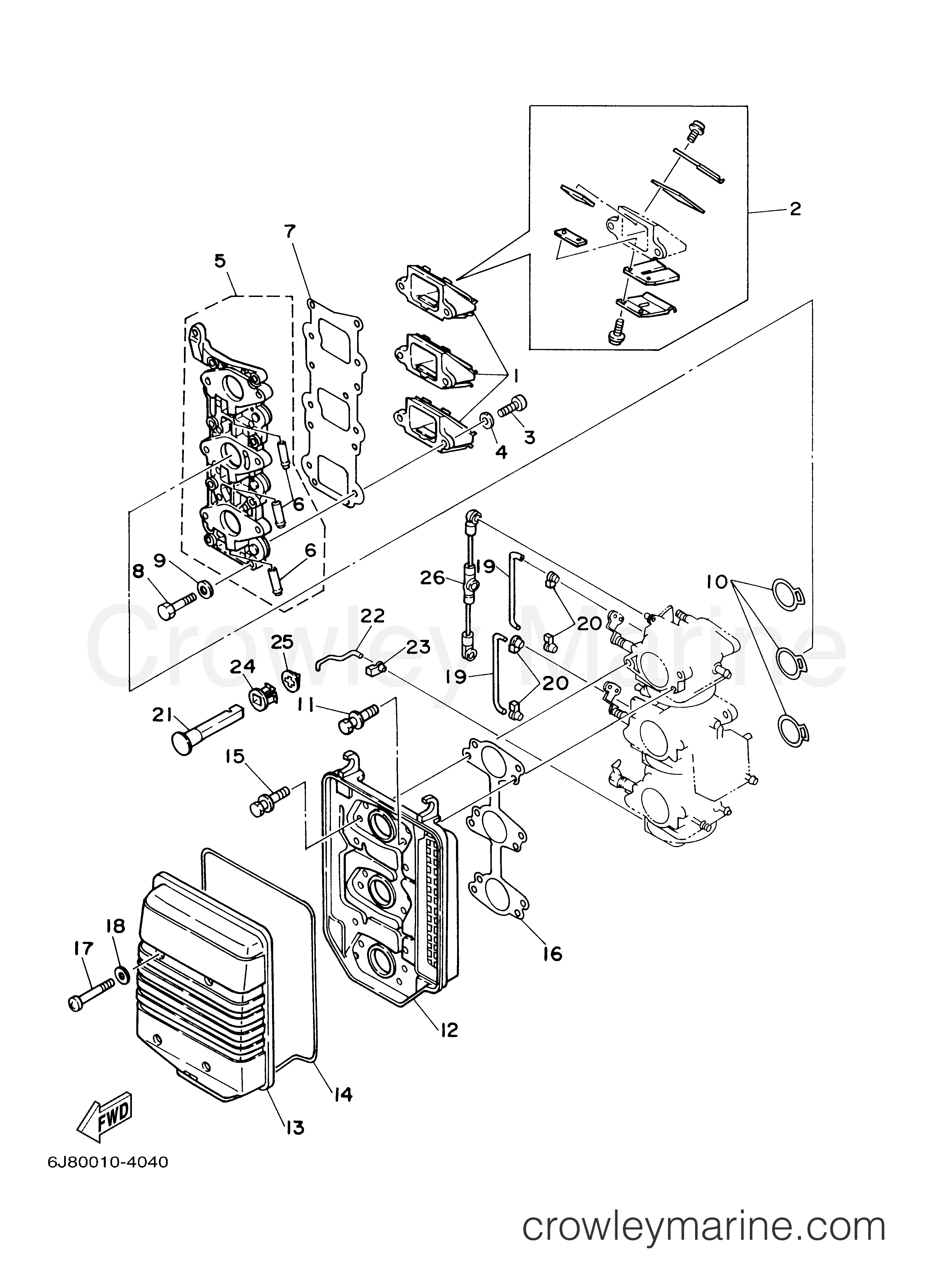 Yamaha Motors 30ELRZ - INTAKE