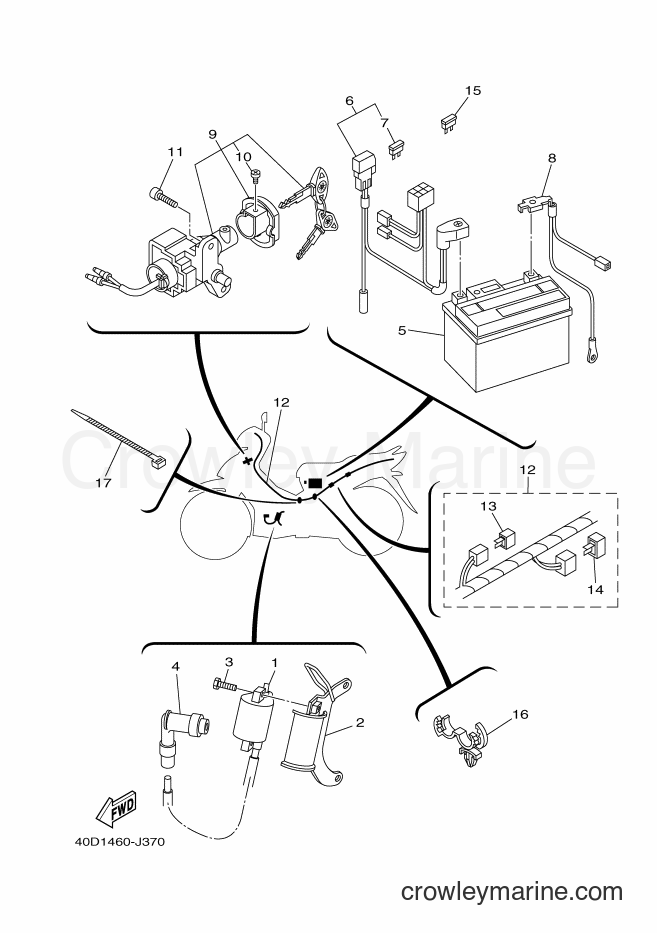 2011 Scooter TK115C - TK115C (40D1) [010] - ELECTRICAL 1