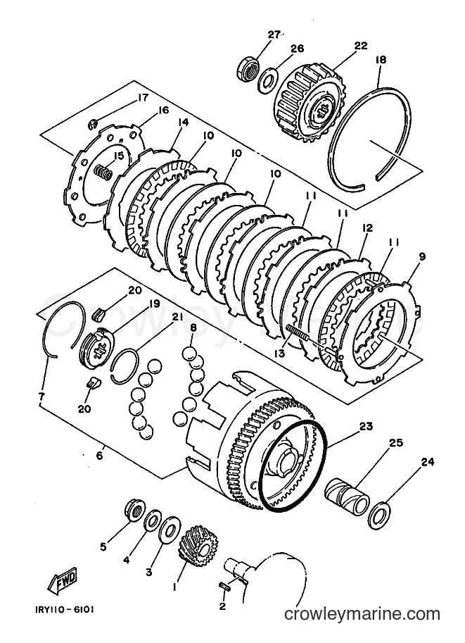 1989 Dirt Bike BW80 - BW80 (3PS1) [010] - CLUTCH
