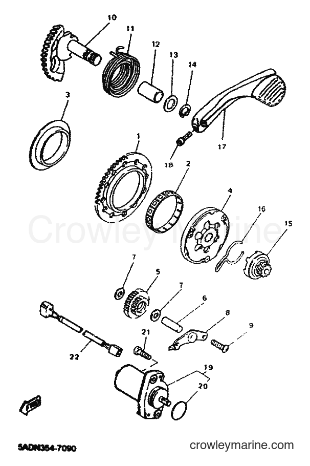 Yamaha Motors YN50 (5MR9) [010] - STARTER