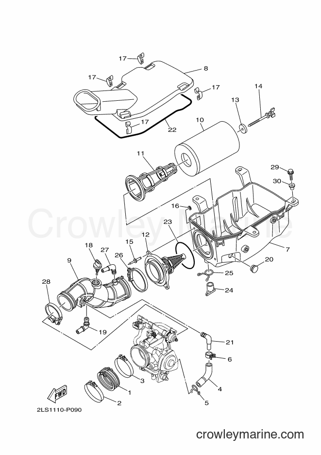 Yamaha Motors YFM700R (2LS2) [010] - INTAKE