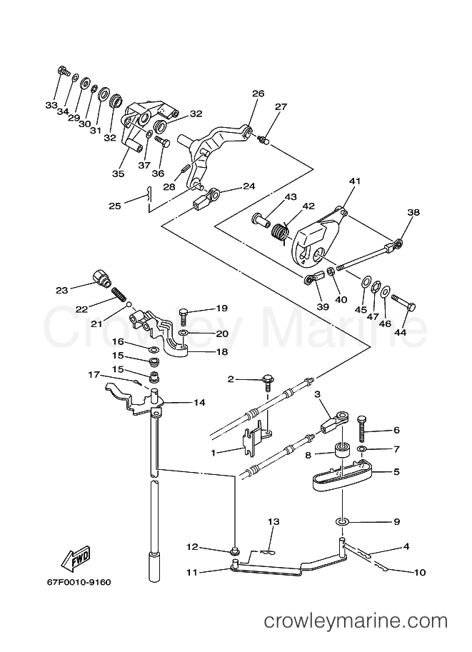 Yamaha Motors F100TLR (67F) [050] - CONTROL