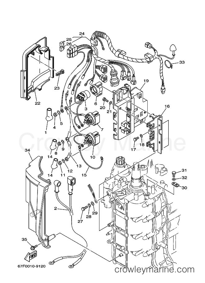 Yamaha Motors F100A (67F) [020] - ELECTRICAL 2