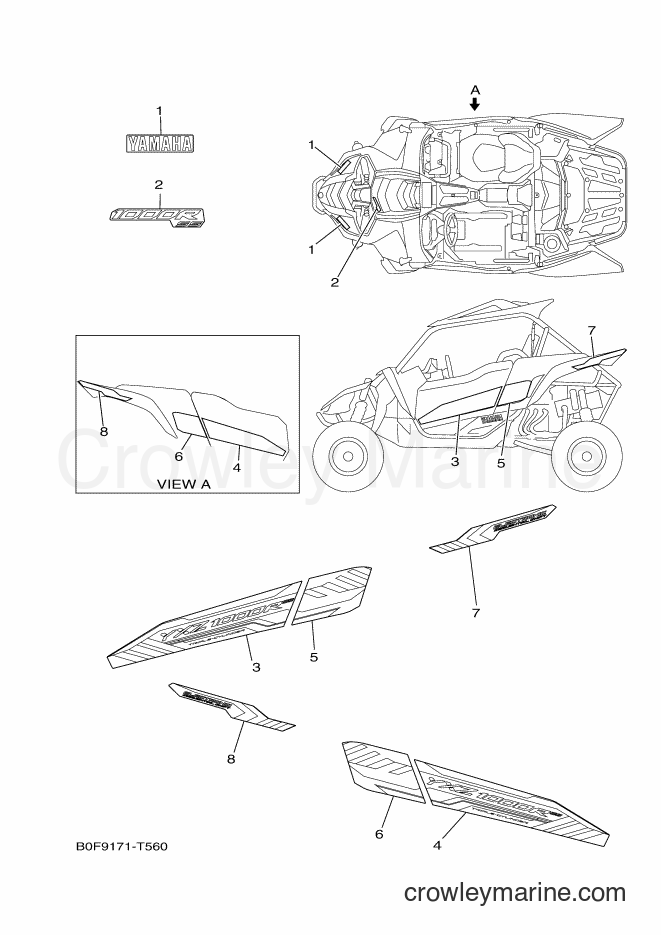 Yamaha Motors YXZ1000ET (B0F9) [010] - GRAPHICS
