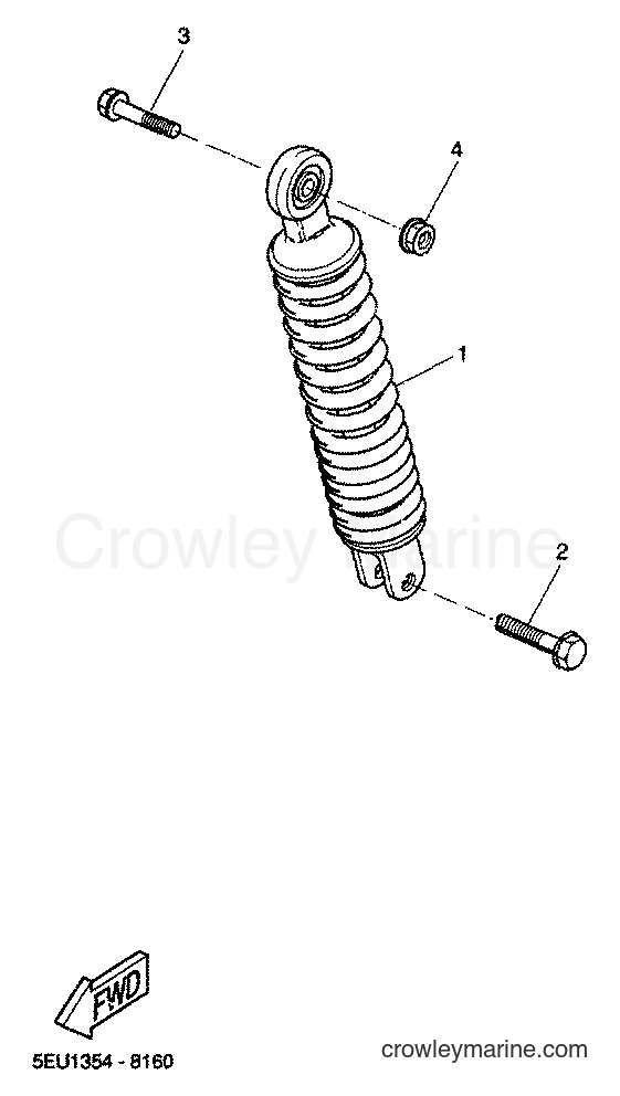 2001 Scooter YH50 - YH50 (5JB6) [030] - REAR SUSPENSION