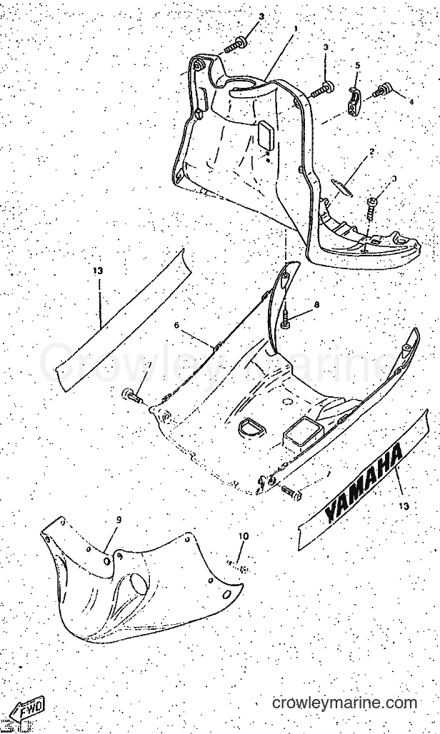 1998 Scooter CW50RSP - CW50RSP (4WT3) [010] - LEG SHIELD