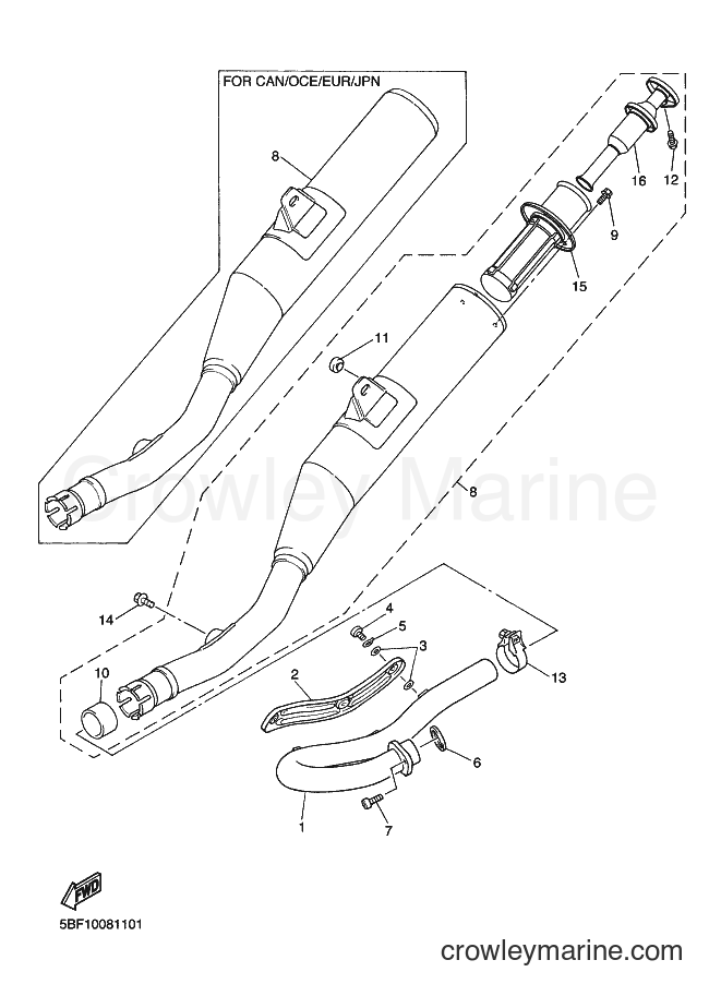1999 Dirt Bike WR400F - WR400F (5GS2) [100] - EXHAUST