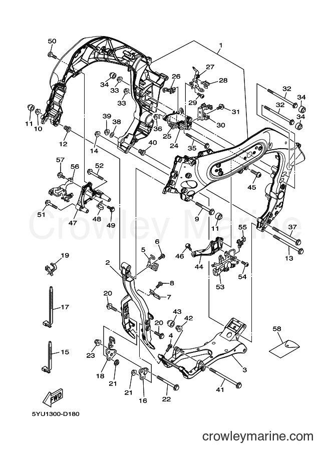2007 Street Bike MT01 - MT01 (5YUD) [010] - FRAME