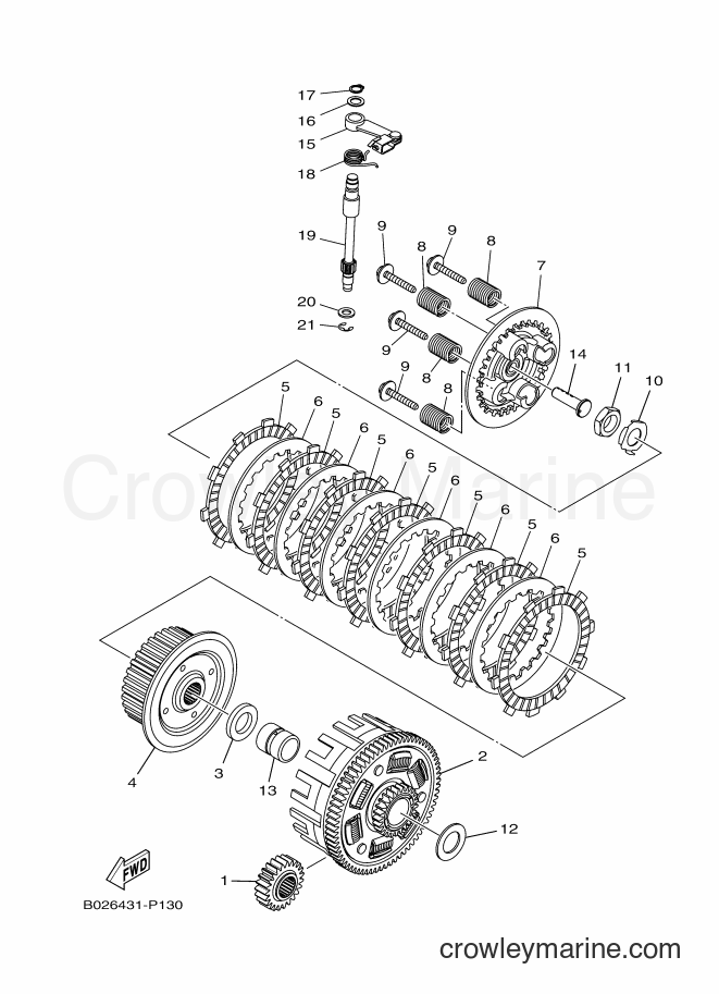 2017 Sport Bike YZF-R3 - YZF-R3 (2MS6) [010] - CLUTCH