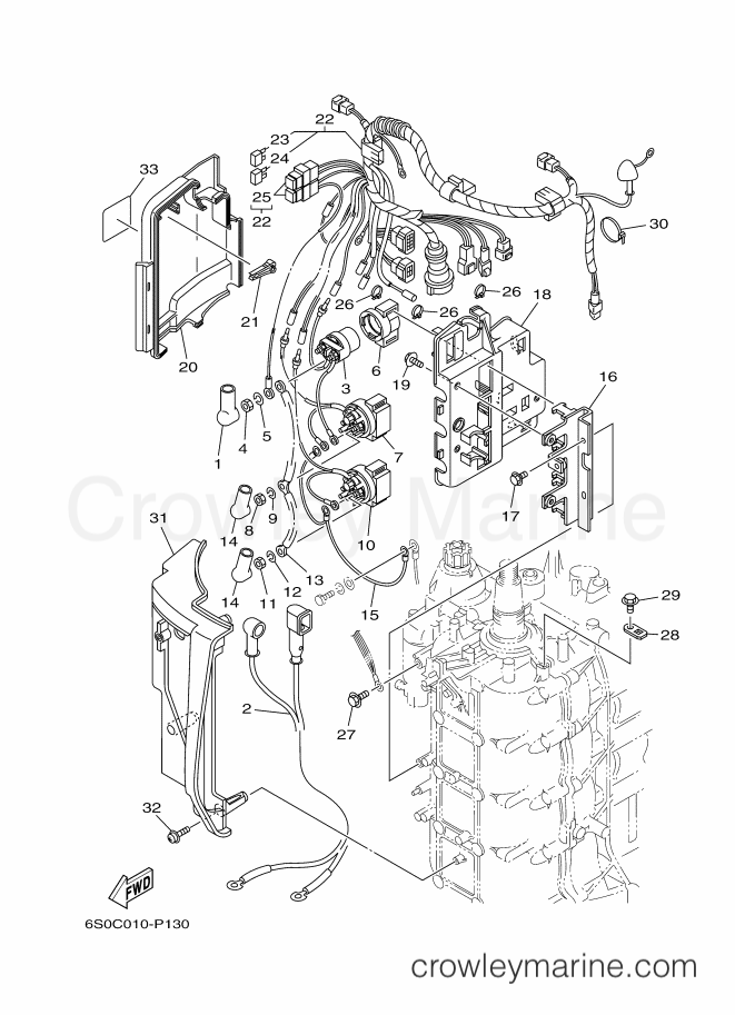 Yamaha Motors F95AETL (6S0C) [040] - ELECTRICAL 2