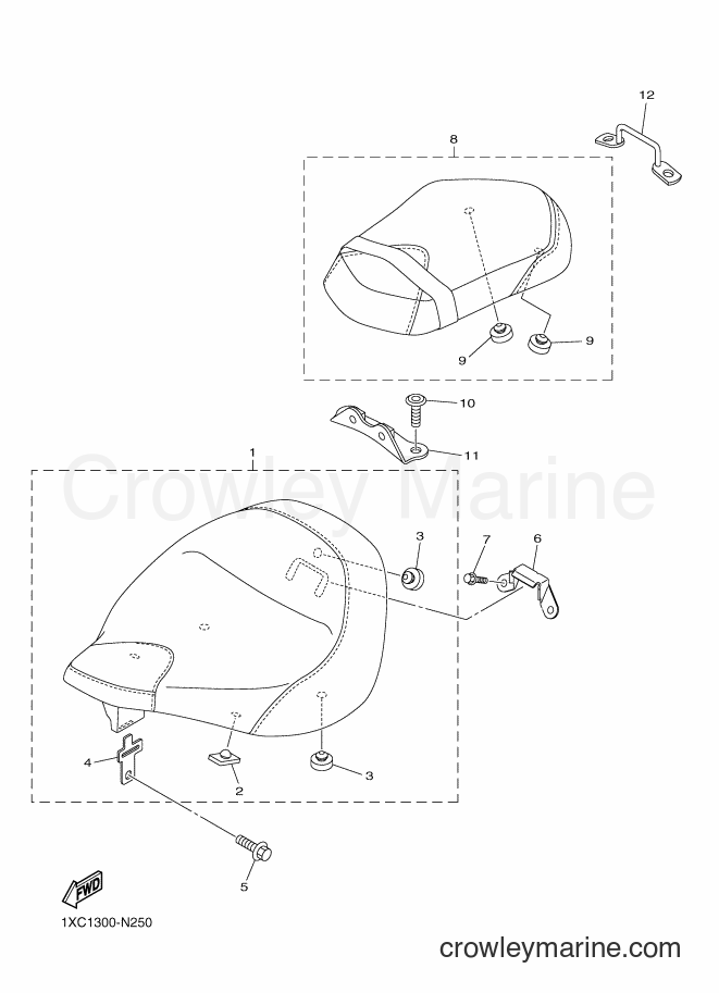 Yamaha Motors XVS950CU (2DX7) [050] - SEAT