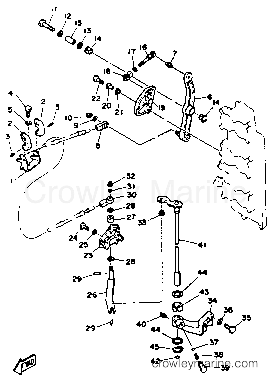 Yamaha Motors 225TLRR - CONTROL ENGINE