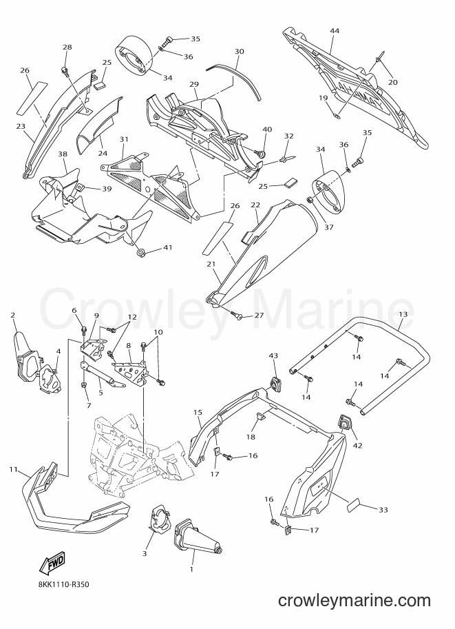 Yamaha Motors RS10ST2 (8LD1) [020] - BUMPER