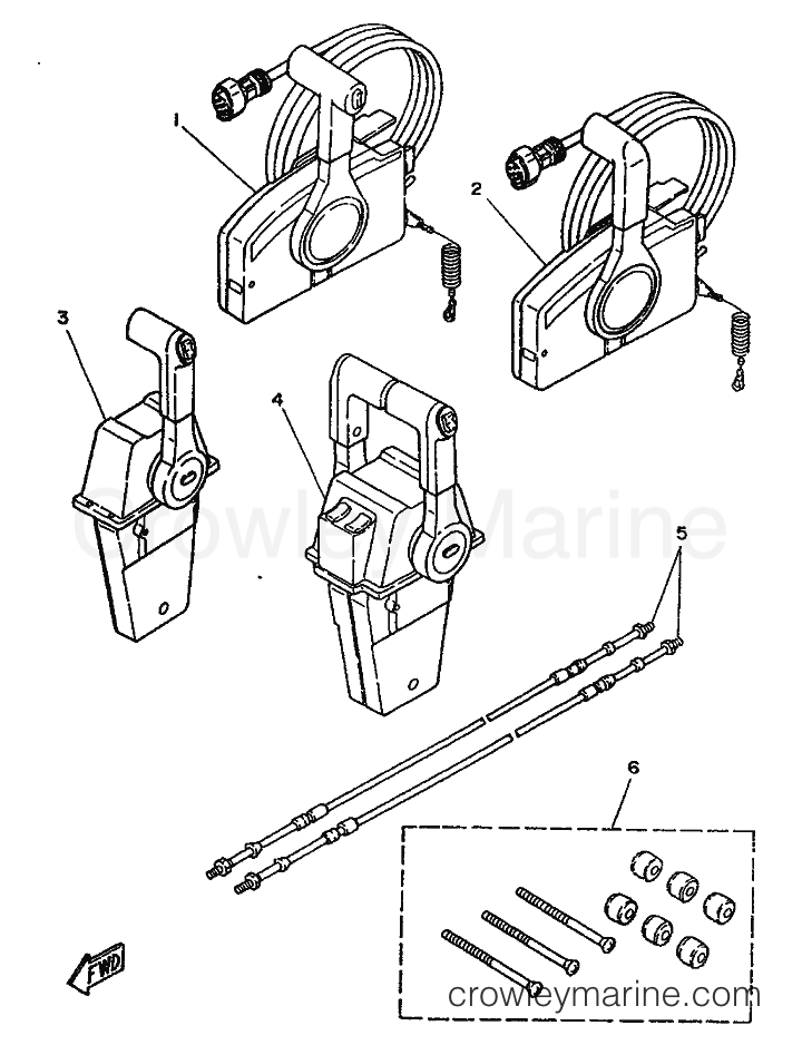 Yamaha Motors 150CET (6R2) [999] - REMOTE CONTROL