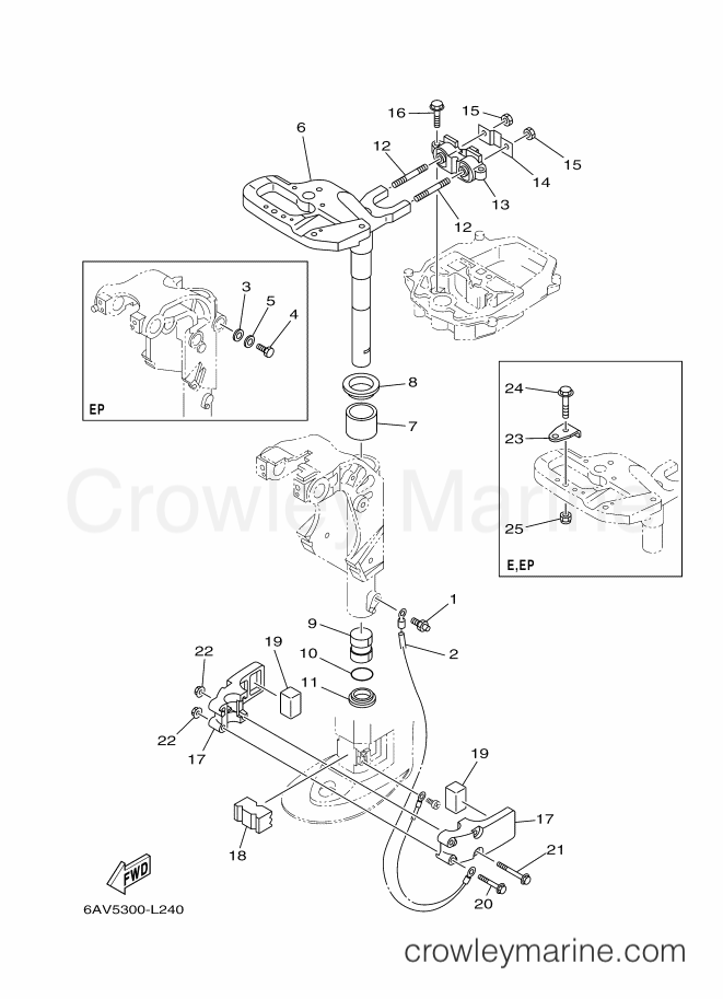 Yamaha Motors FT9.9GMHL (6AV6) [110] - BRACKET 3