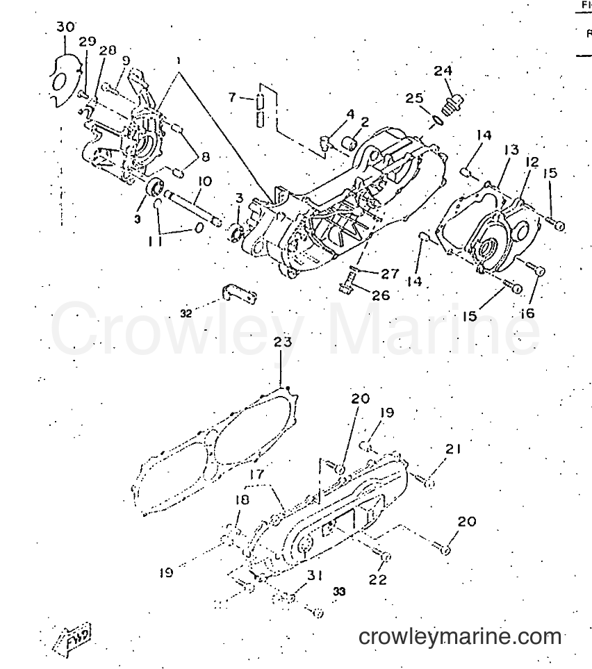 Yamaha Motors CW50RS (4VB3) [999] - CRANKCASE