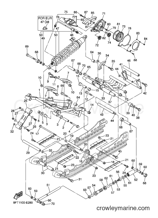 2006 Snowmobile RX10ST - RX10ST (8FT2) [010] - TRACK SUSPENSION 2