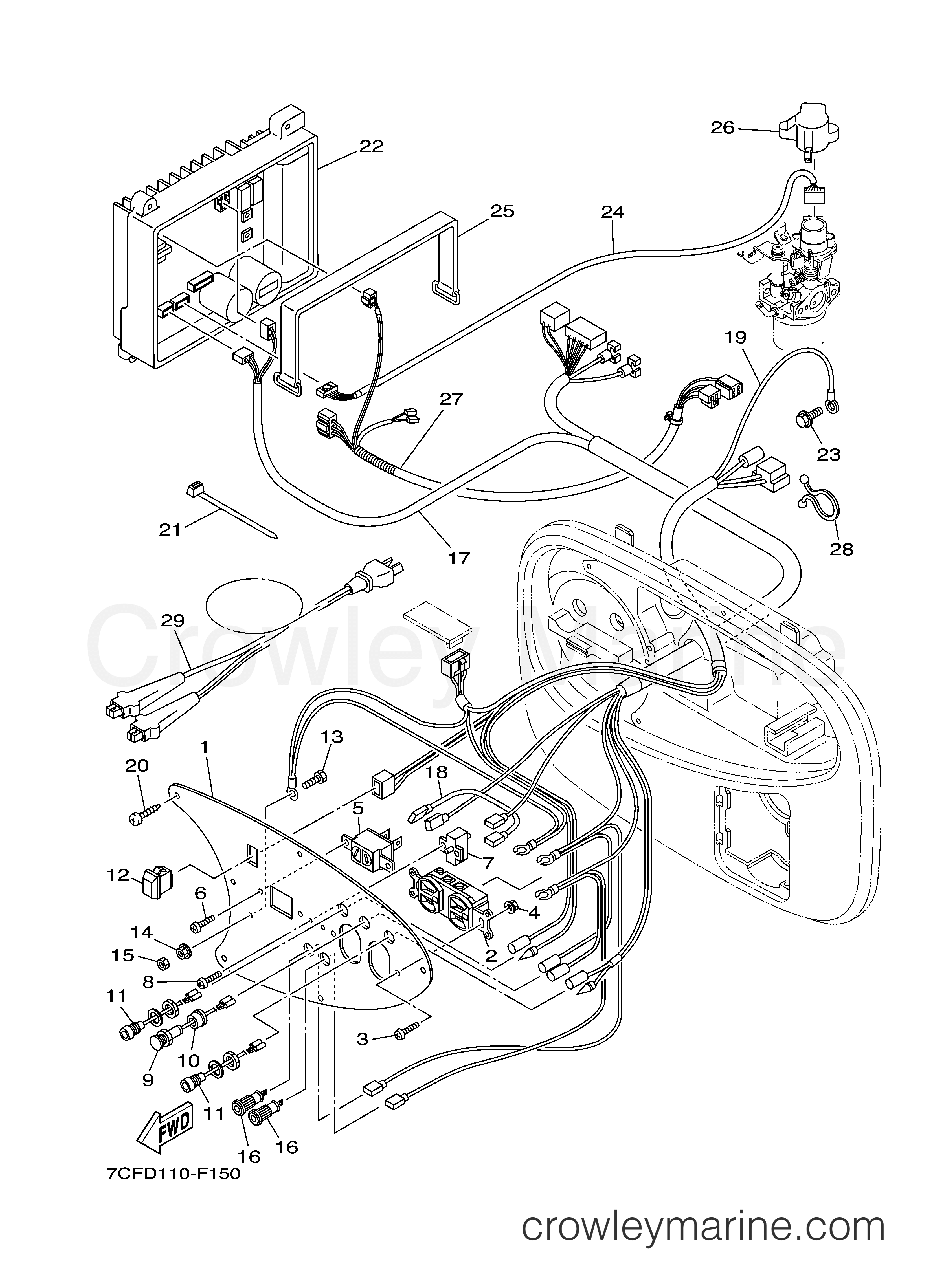 Yamaha Motors EF2400ISJ - CONTROL BOX