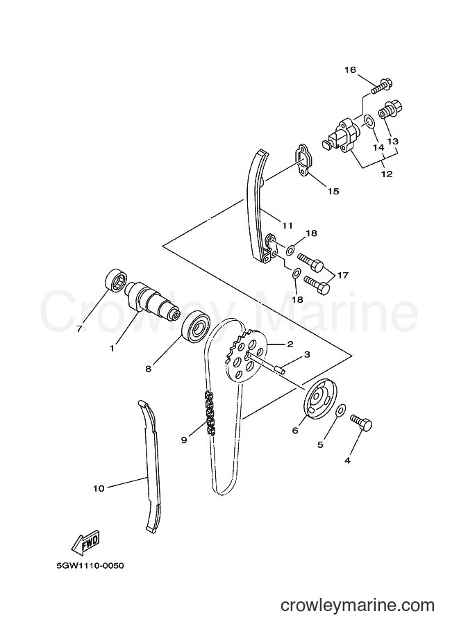 2000 ATV YFM400N - YFM400N (5GW3) [010] - CAMSHAFT & CHAIN