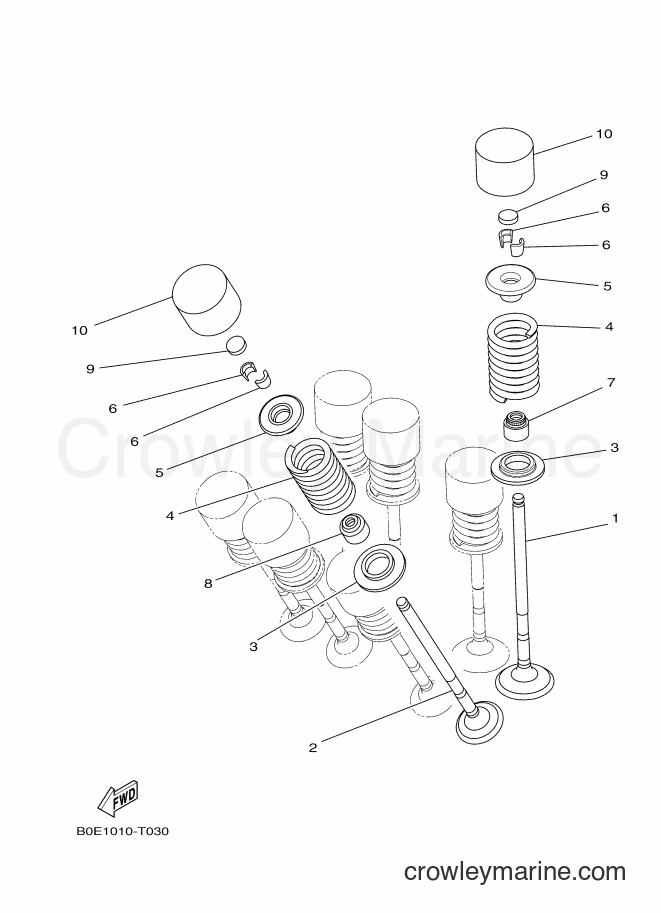 Yamaha Motors YZF-R25 (B0E1) [010] - VALVE