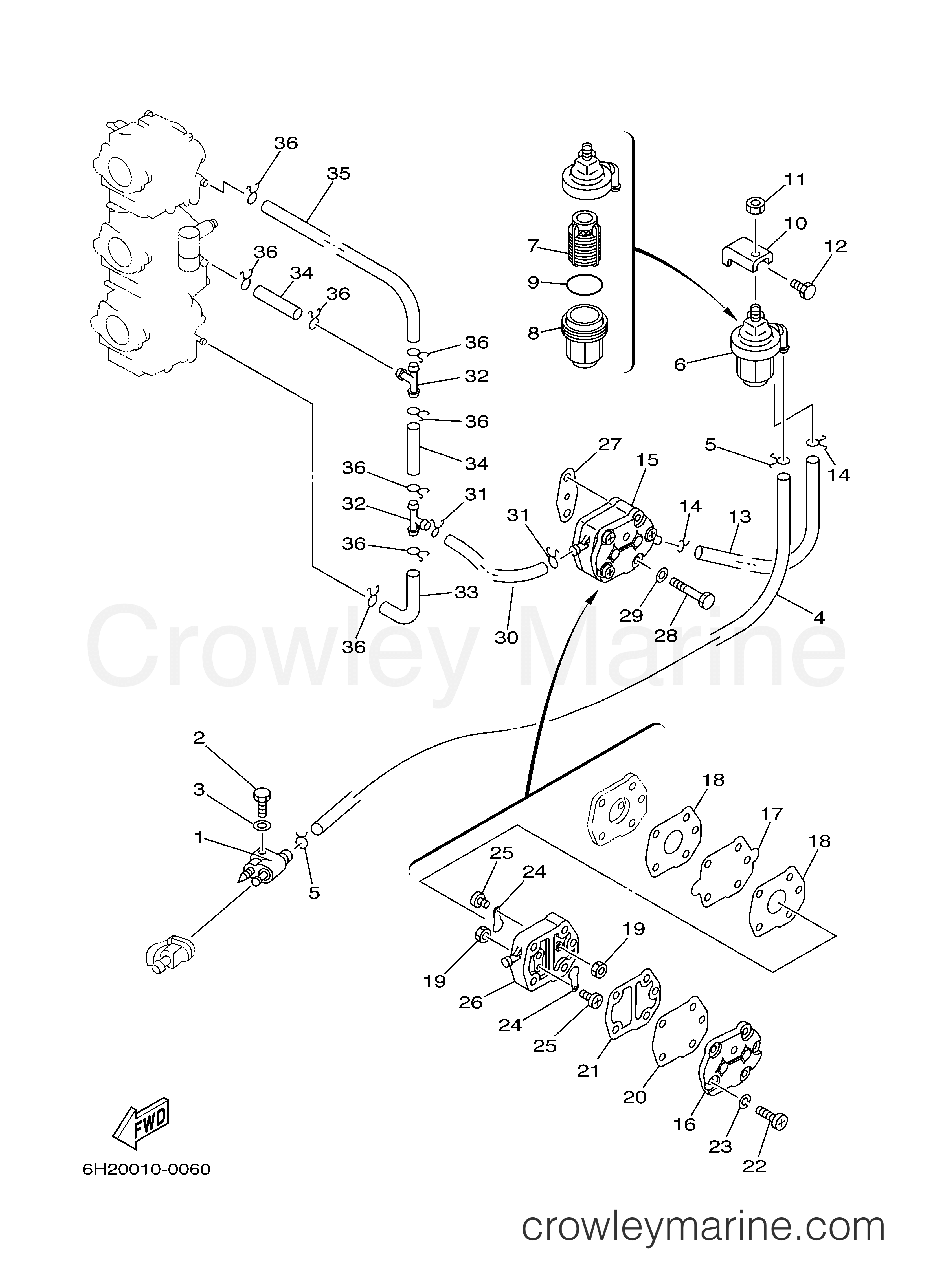 Yamaha Motors C60TLRY - FUEL 1