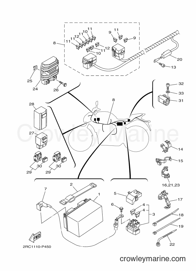 2015 Street Bike FZ07FC - FZ07FC (2RC2) [010] - ELECTRICAL 1