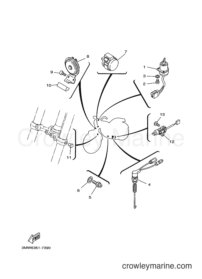 1997 Street Bike SR125 - SR125 (3MW6) [030] - ELECTRICAL 2
