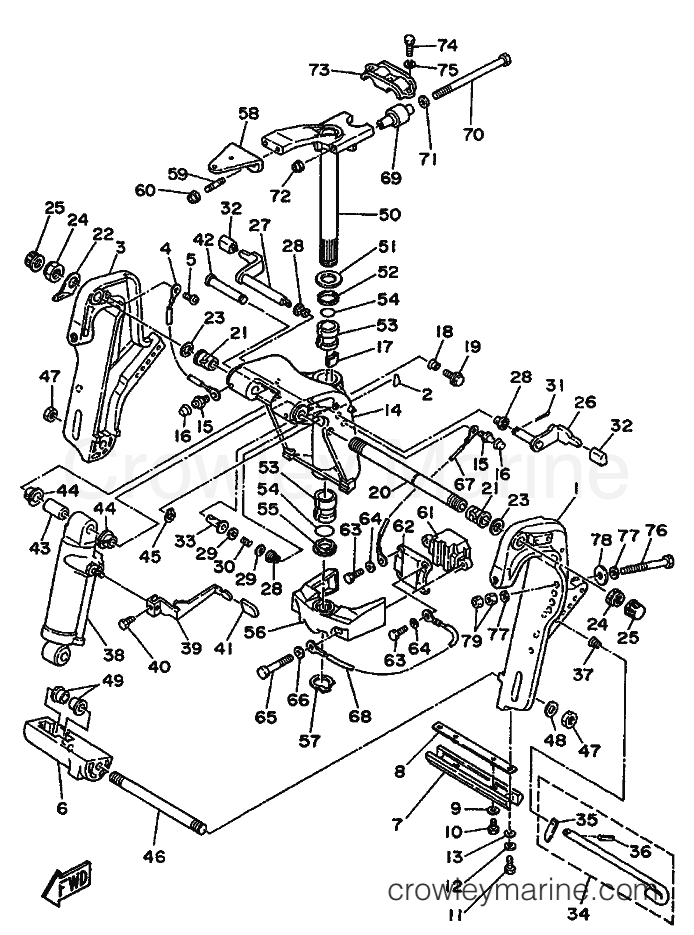 Yamaha Motors 25Q (61C) [999] - BRACKET