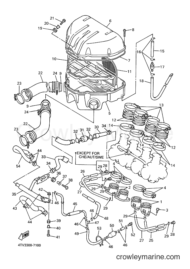 2002 Sport Bike YZF600R - YZF600R (4WE7) [020] - INTAKE