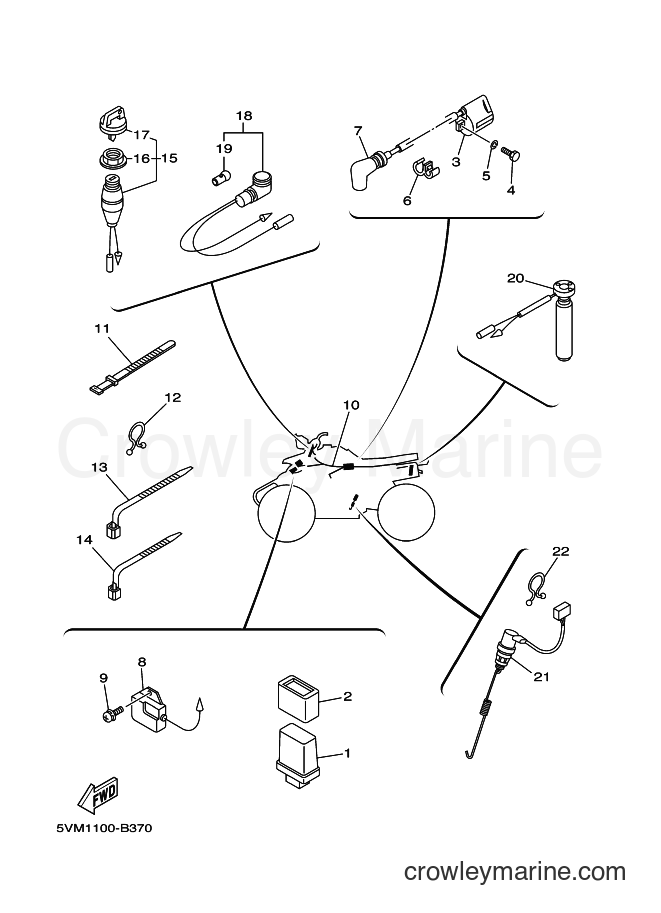 Yamaha Motors YFS200 (5VM6) [010] - ELECTRICAL 1