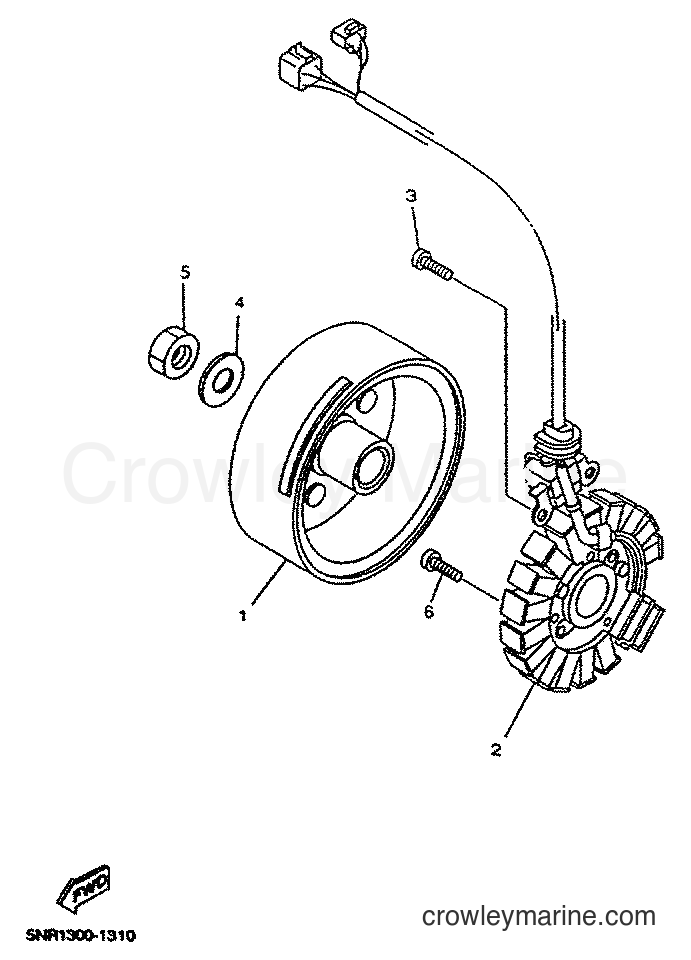 Yamaha Motors YP150D (5NS1) [010] - GENERATOR