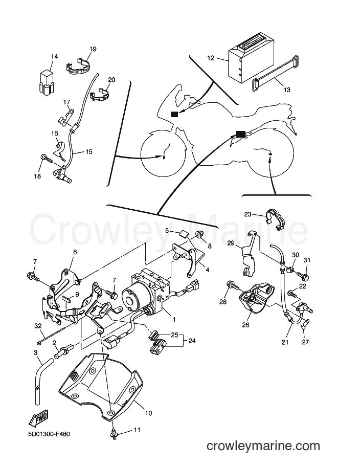2007 Street Bike FZ1-SA - FZ1-SA (5D02) [010] - ELECTRICAL 3