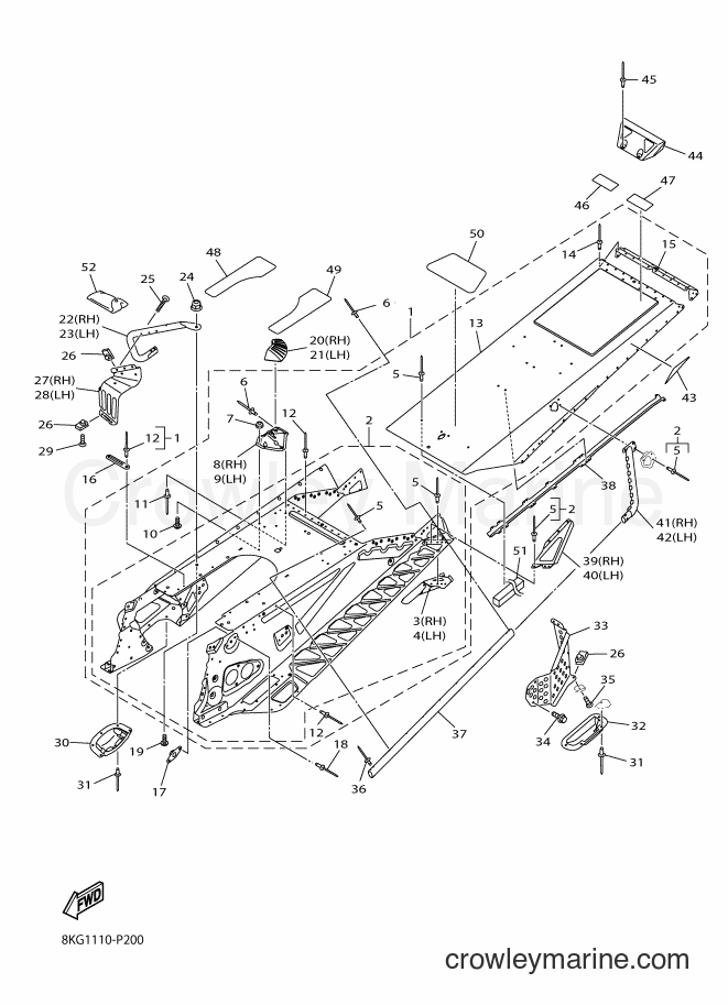 Yamaha Motors SRV10MS (8KS1) [010] - FRAME 2