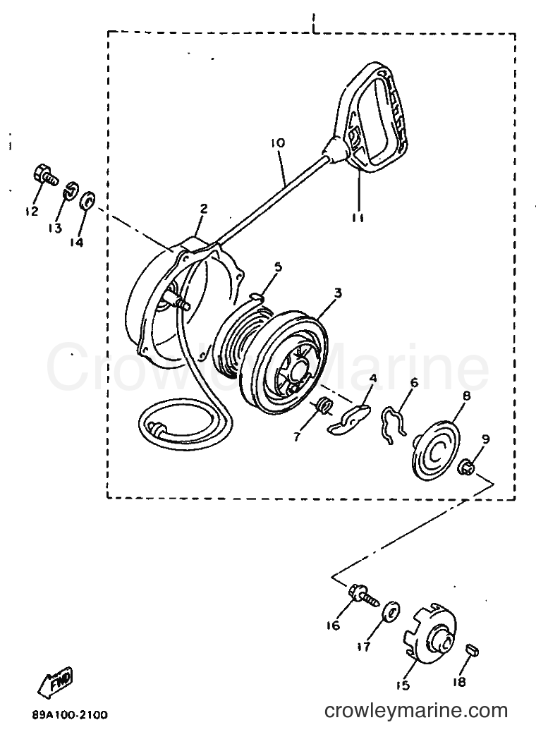 Yamaha Motors VX750 (89A1) [020] - STARTER