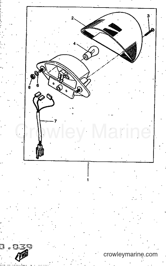 1997 Scooter YQ50 - YQ50 (5DP1) [999] - TAILLIGHT