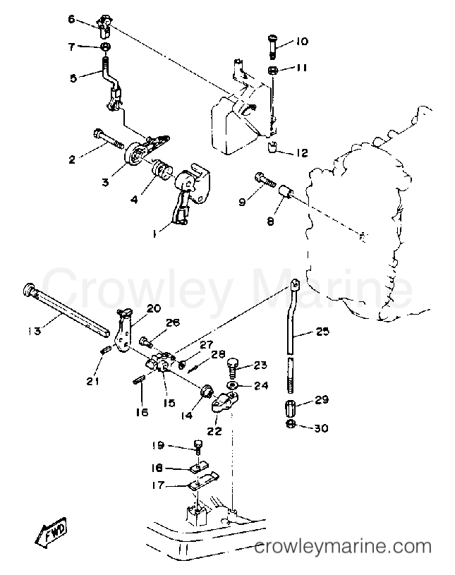 Yamaha Motors 50ELRQ - CONTROL ENGINE