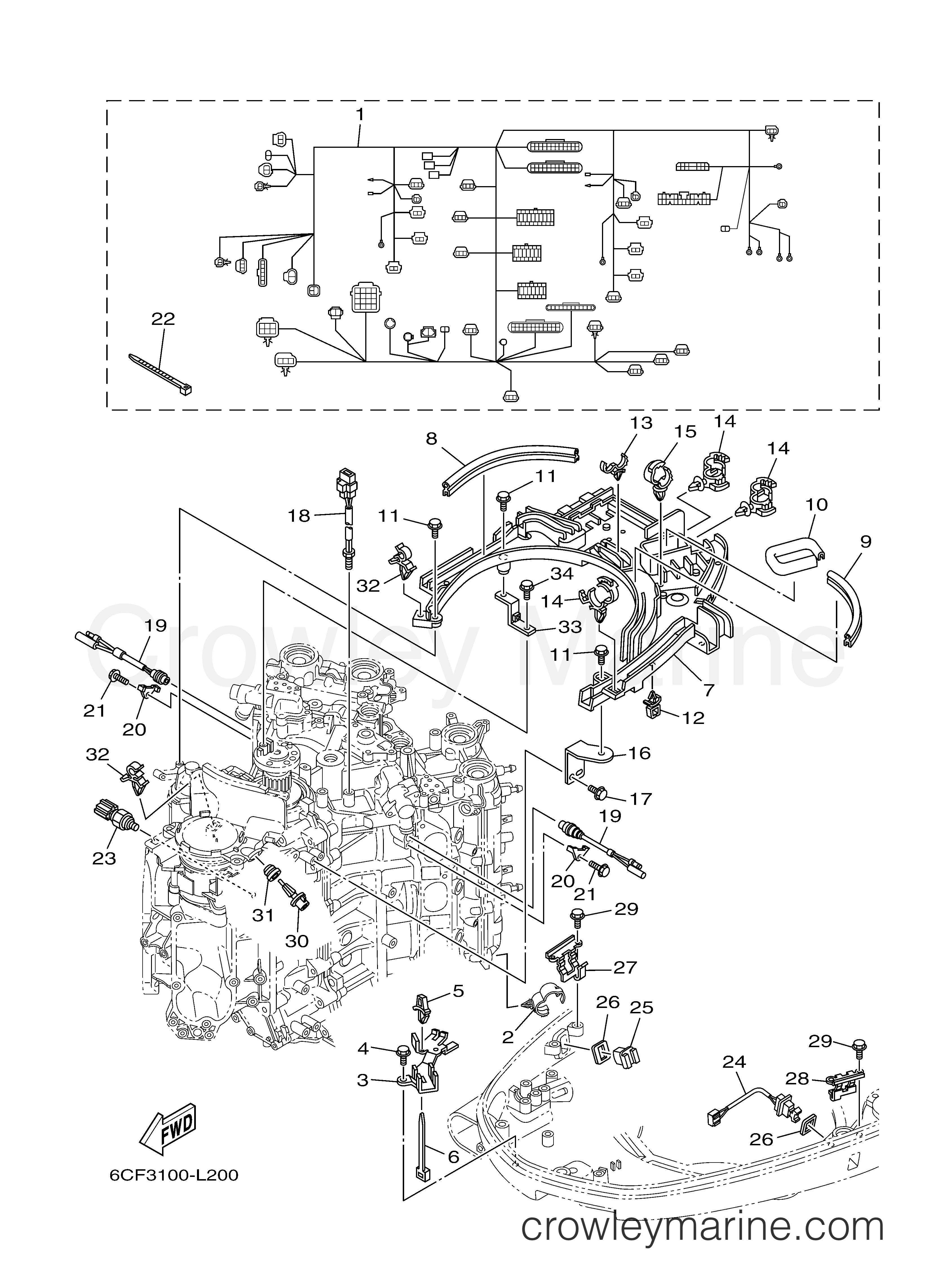 Yamaha Motors LF250XCA - ELECTRICAL 4