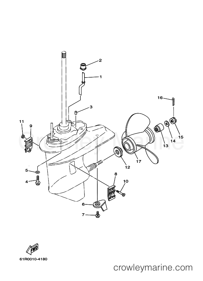 Yamaha Motors 30H (69S7) [270] - LOWER CASING & DRIVE 2