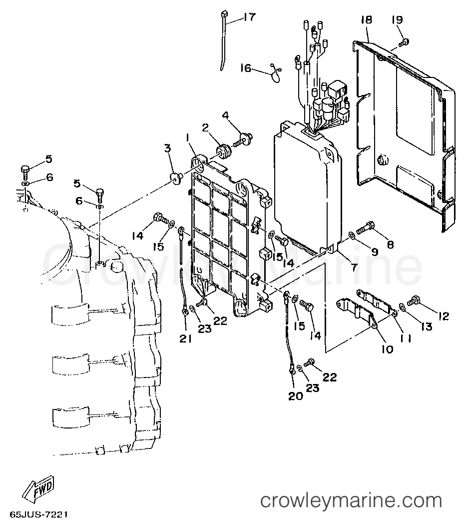 Yamaha Motors V200TLRW - ELECTRICAL 1