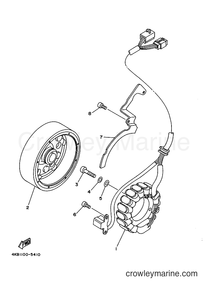 1997 ATV YFM350FW-X - YFM350FW-X (4KB8) [020] - GENERATOR 2